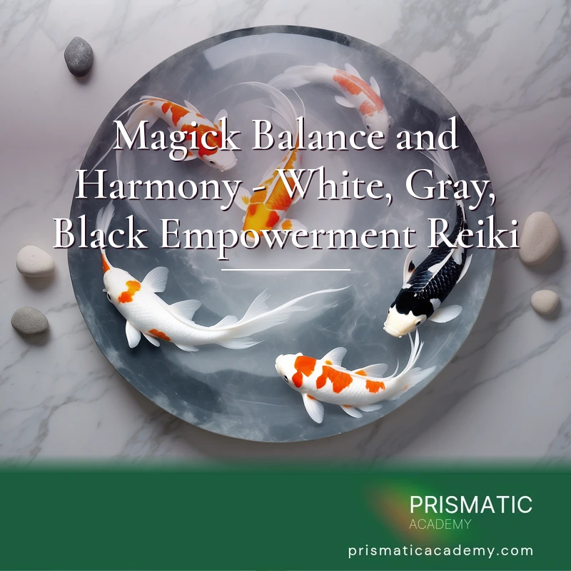 Magick Balance and Harmony - White, Gray, Black Empowerment Reiki